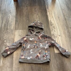 H&M Disney Kids Gray Hoodie with Frozen Print